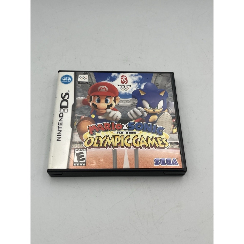 Nintendo DS Mario & Sonic Olympic Winter Games Game and Case TESTED